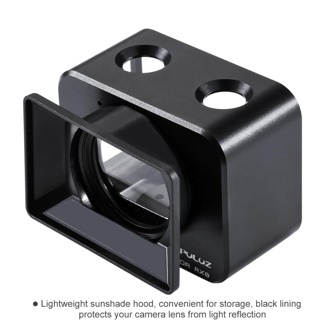 Sony Rx0 Protective Cage With 37Mm Lens And Sunshade