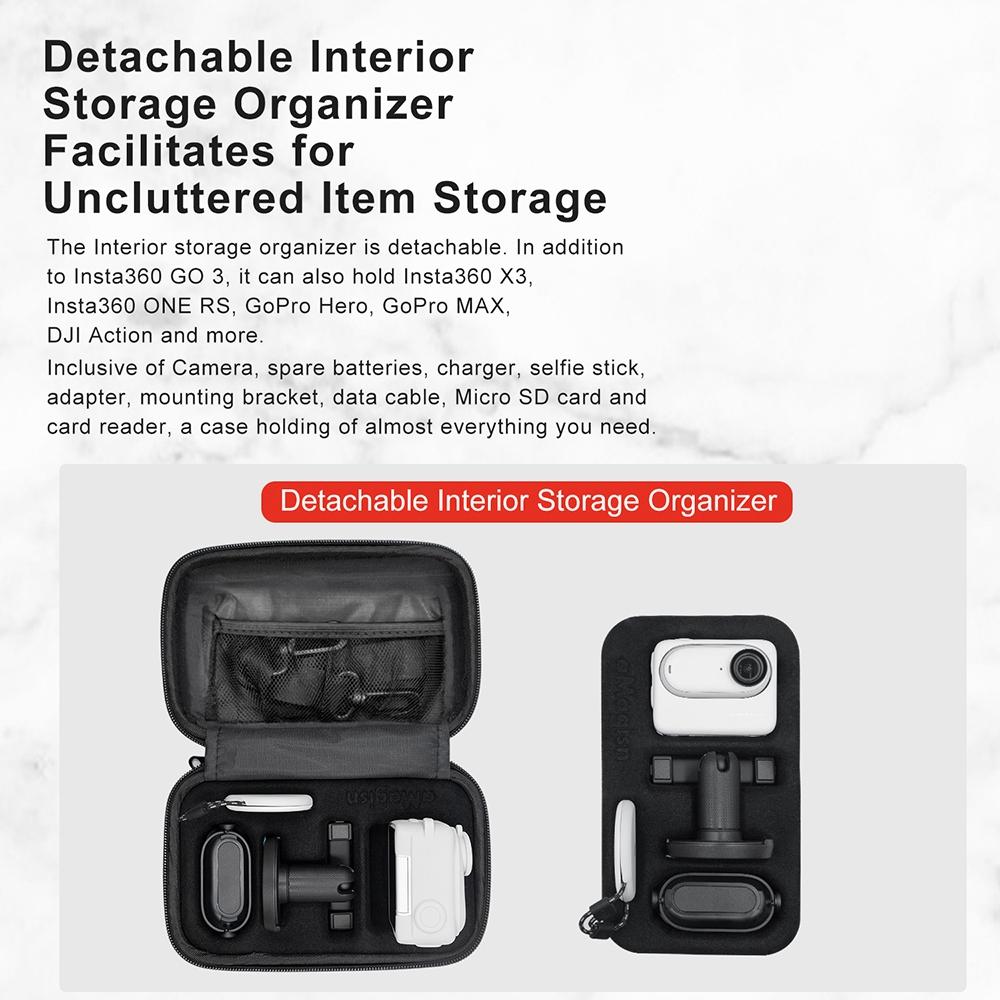 Waterproof Hard Shell Storage Bag For Amagisn - Compact Size