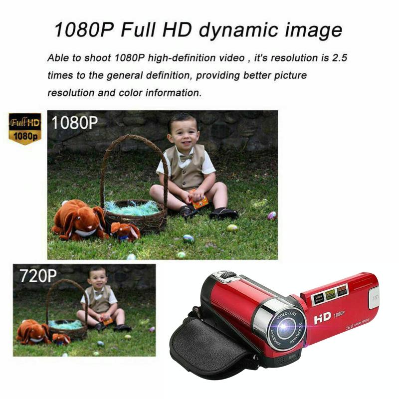 16Mp Hd Digital Camera With 16X Zoom For Home And Travel
