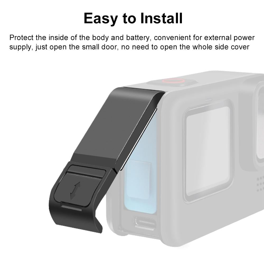 Gopro Hero12 Battery Cover - Replacement Pom Plastic Interface