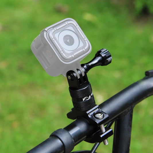 Universal Bike Handlebar Mount For Action Cameras - 360 Degree Rotation