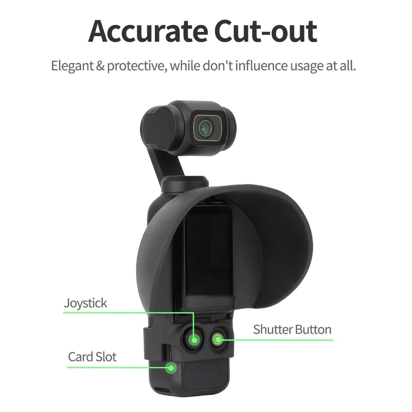 Protective Sunshade Hood For Dji Pocket 3 Screen