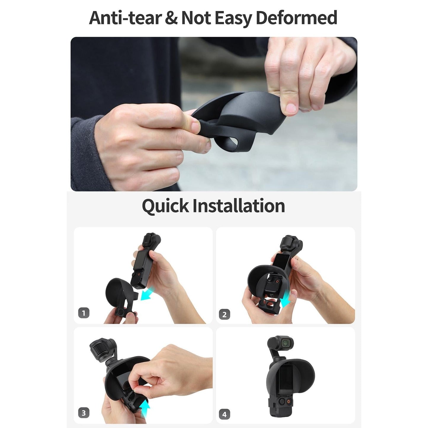 Protective Sunshade Hood For Dji Pocket 3 Screen