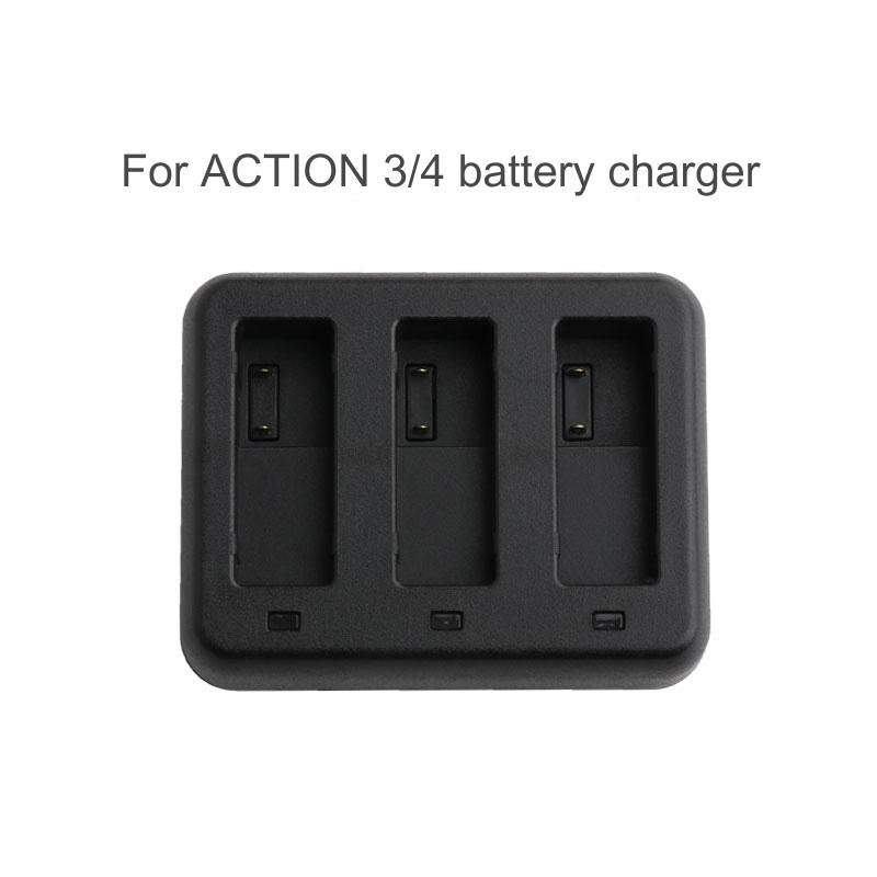 Tri-Slot Charger For Dji Action Batteries