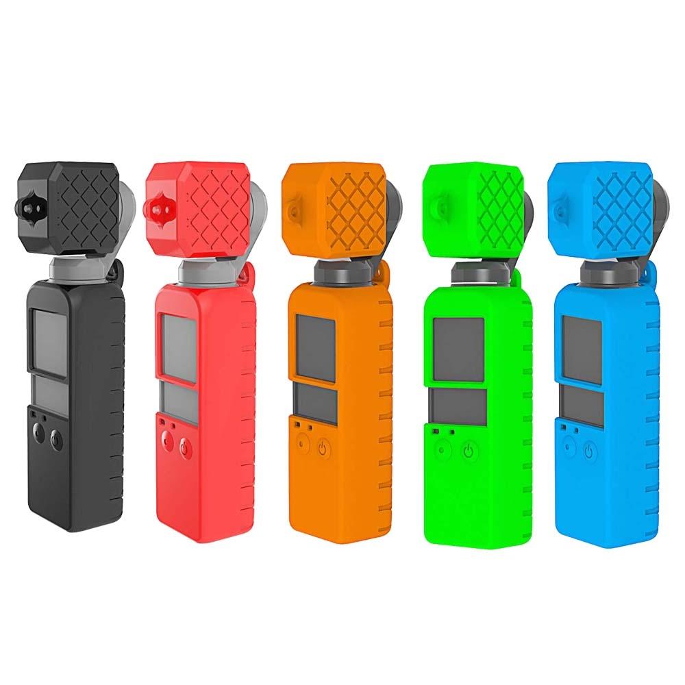 Diamond Texture Silicone Cover Set For Dji Pocket - 2 In 1