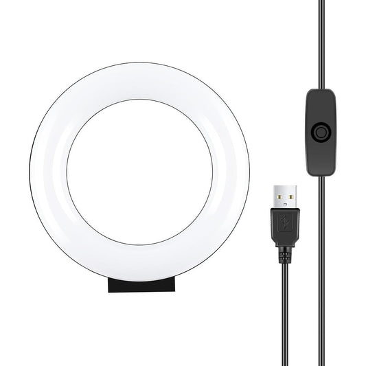 Curved Usb Led Ring Light For Selfie Beauty And Vlogging