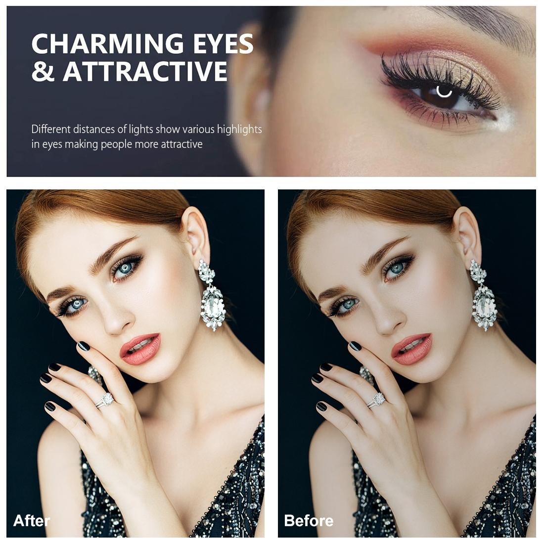 Curved Usb Led Ring Light For Selfie Beauty And Vlogging