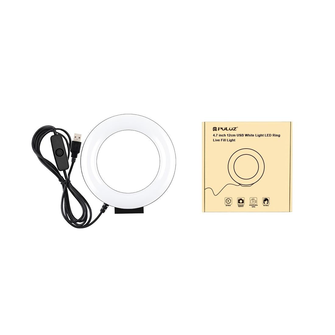 Curved Usb Led Ring Light For Selfie Beauty And Vlogging