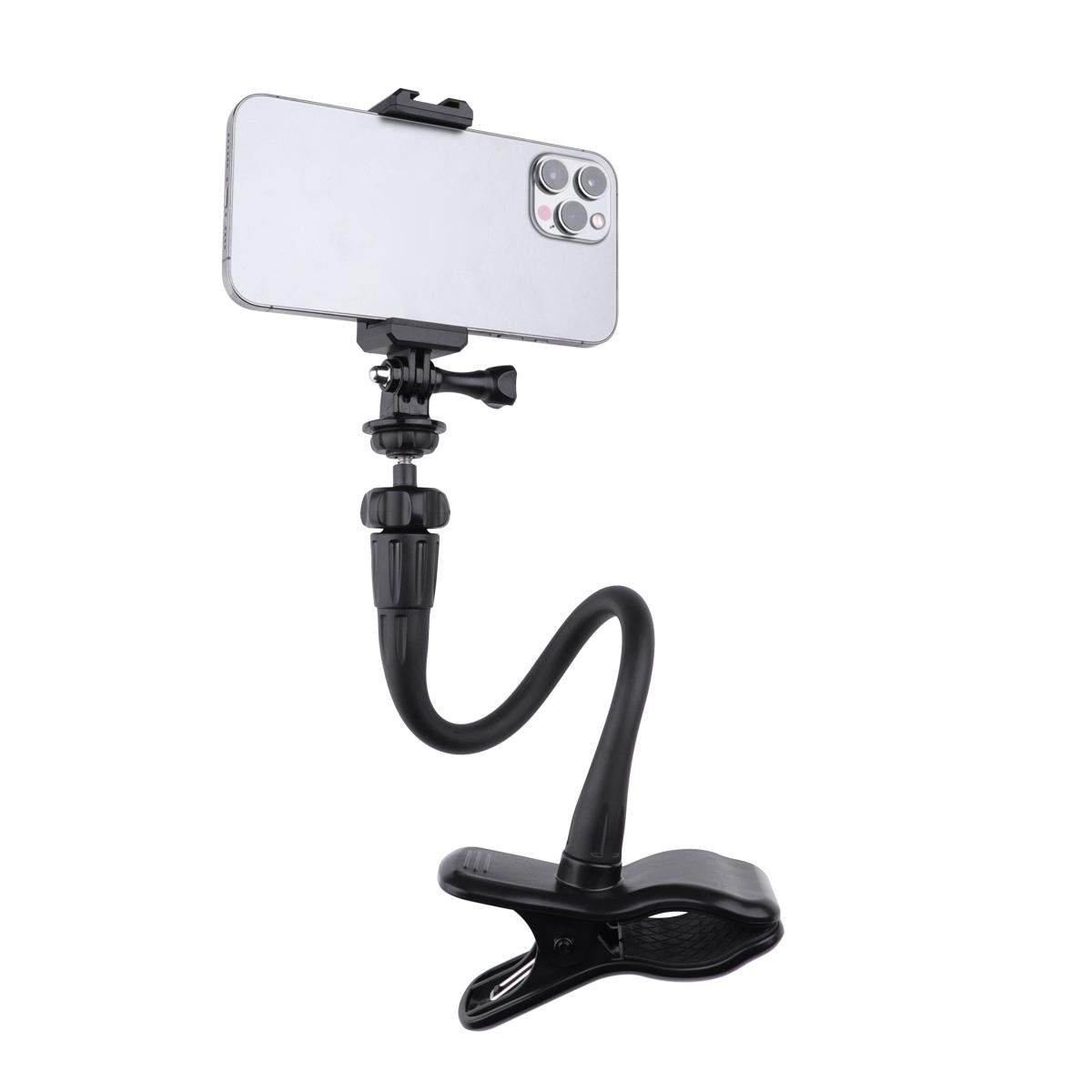 Adjustable Desktop Phone Holder With Flexible Arm