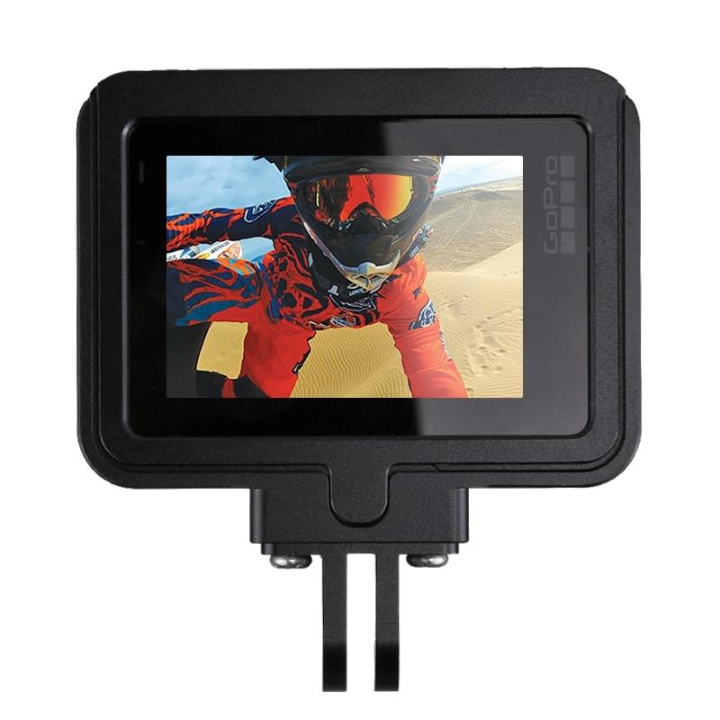 Aluminum Protective Cage For Gopro Hero 2018 / 7 / 6 / 5 With Insurance Frame
