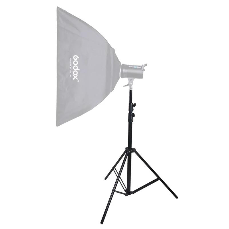 Aluminum Light Stand For Studio Flash - 2.8M Height - Black