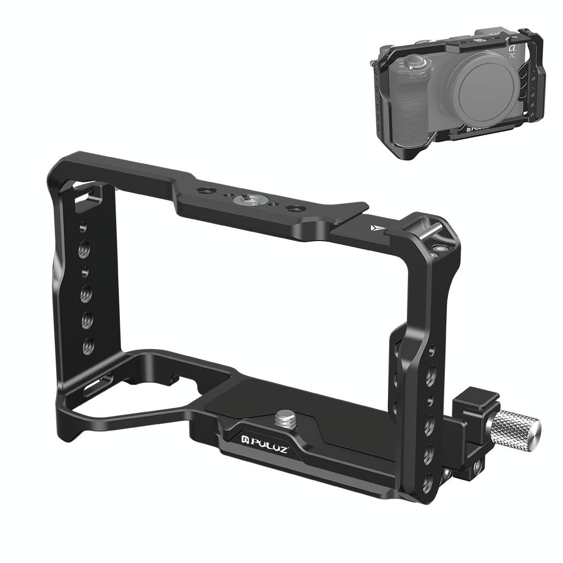 Sony A7Cm2 / 7C Ii / 7Cr Metal Camera Cage Stabilizer - Black