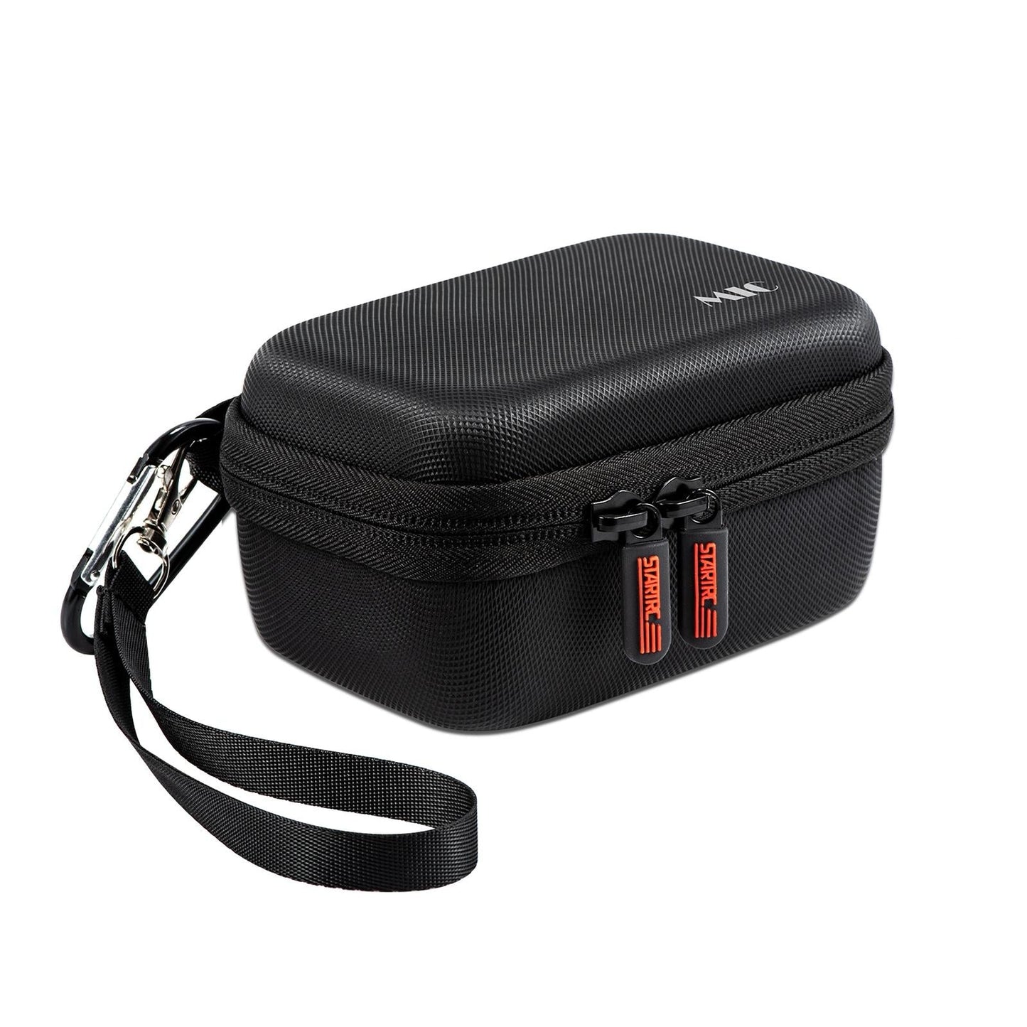 Diamond Texture Leather Storage Bag For Dji Mic - Pu Material