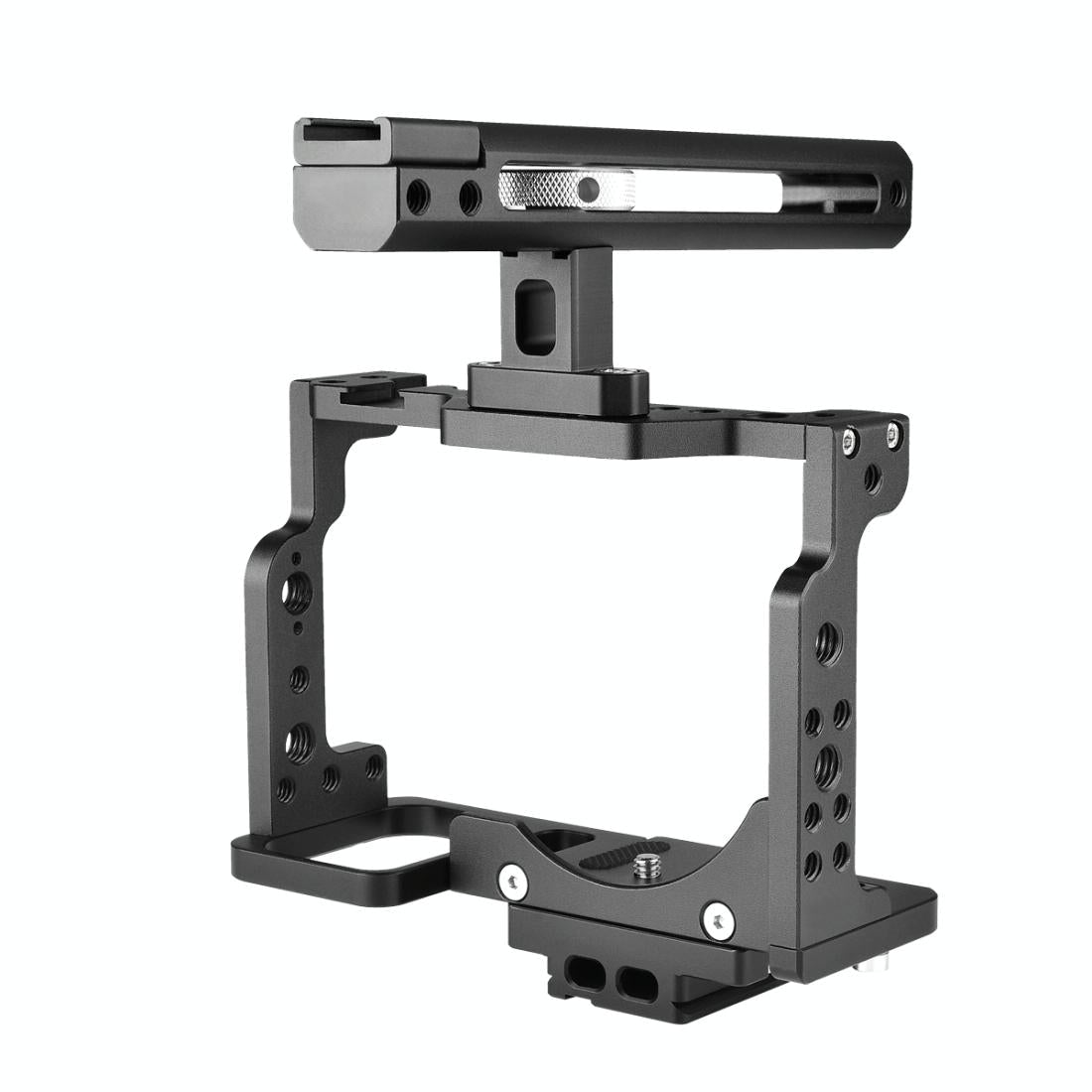 Video Camera Cage Stabilizer With Handle For Nikon Z6 / Z7 - Black