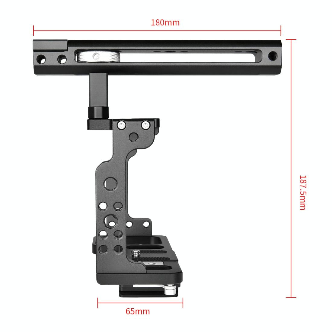 Video Camera Cage Stabilizer With Handle For Nikon Z6 / Z7 - Black