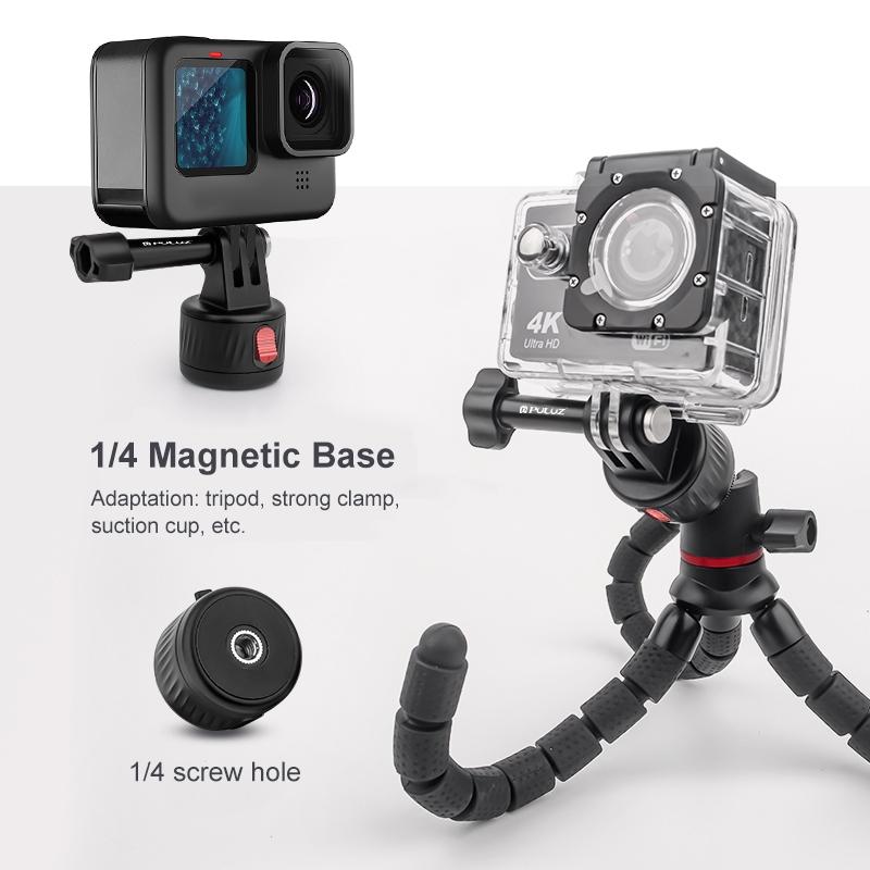 Magnetic Base Action Camera Adapter - 1 / 4 Inch