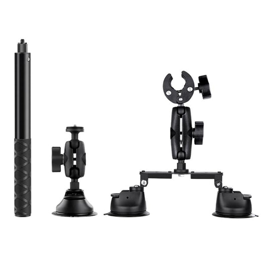 Selfie Stick Kit With Dual Leg And Single Suction Cups