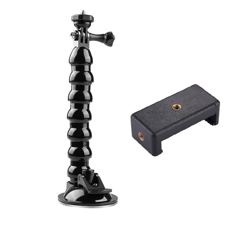 Flexible Suction Cup Mount With Phone Clamp - 1 / 4 Jaws