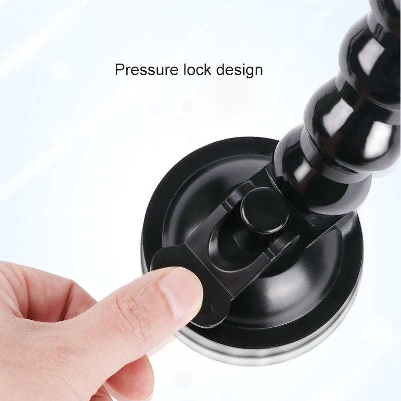 Flexible Suction Cup Mount With Phone Clamp - 1 / 4 Jaws