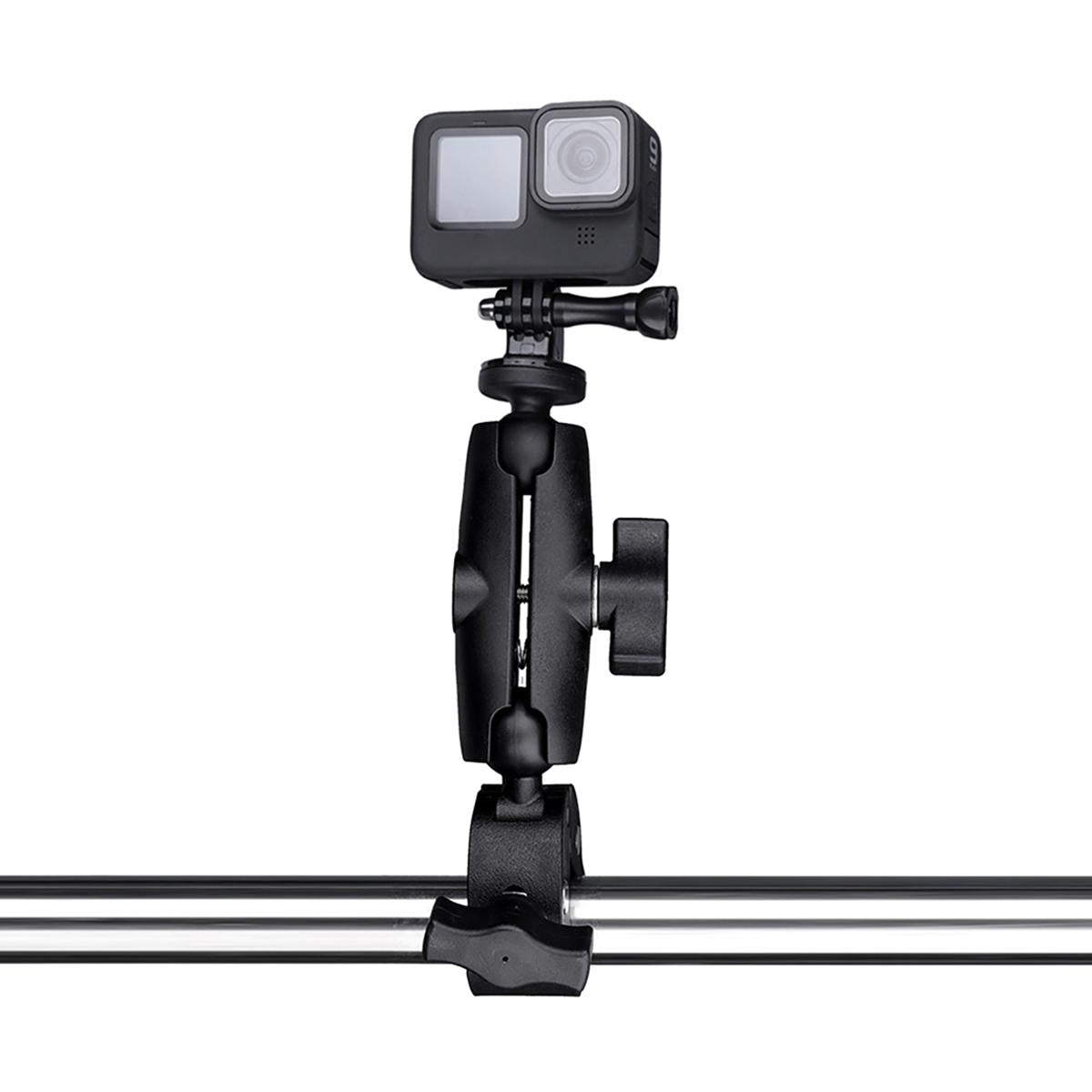 Adjustable 360 Degree Action Camera Clamp Holder - Extended Version