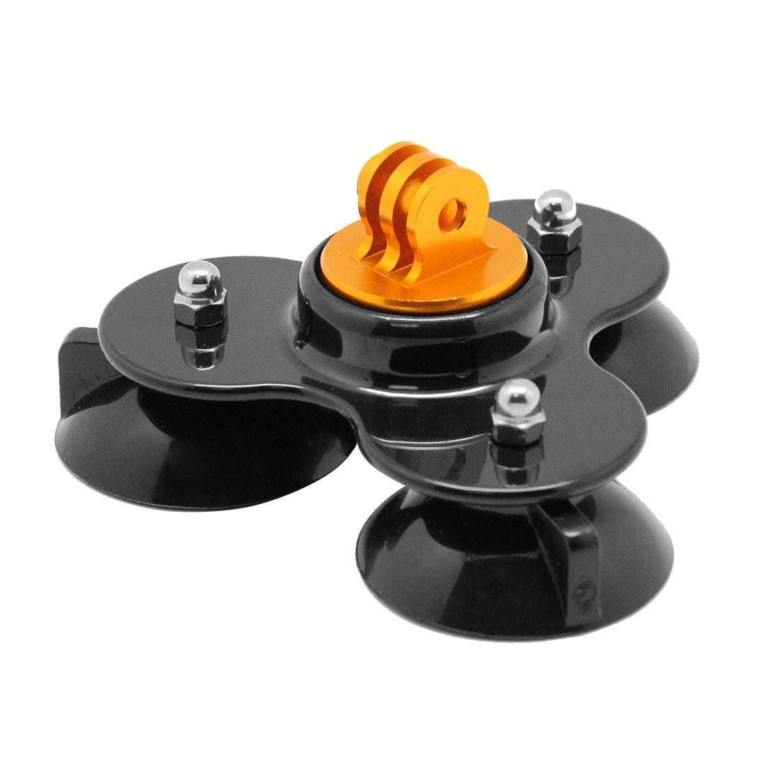 Universal Suction Cup Mount For Action Cameras With Tripod And Handle