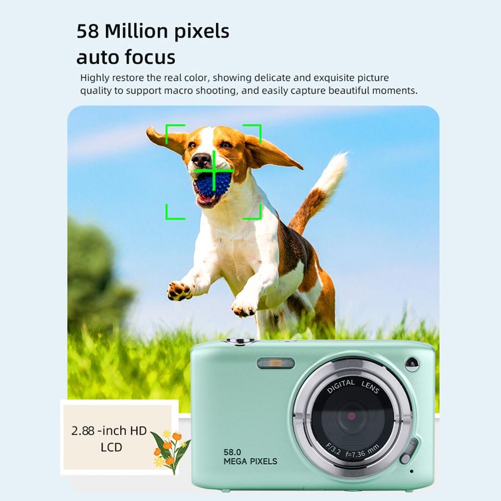 Portable 16X Zoom Hd Digital Camera With 2.88 Ips Screen