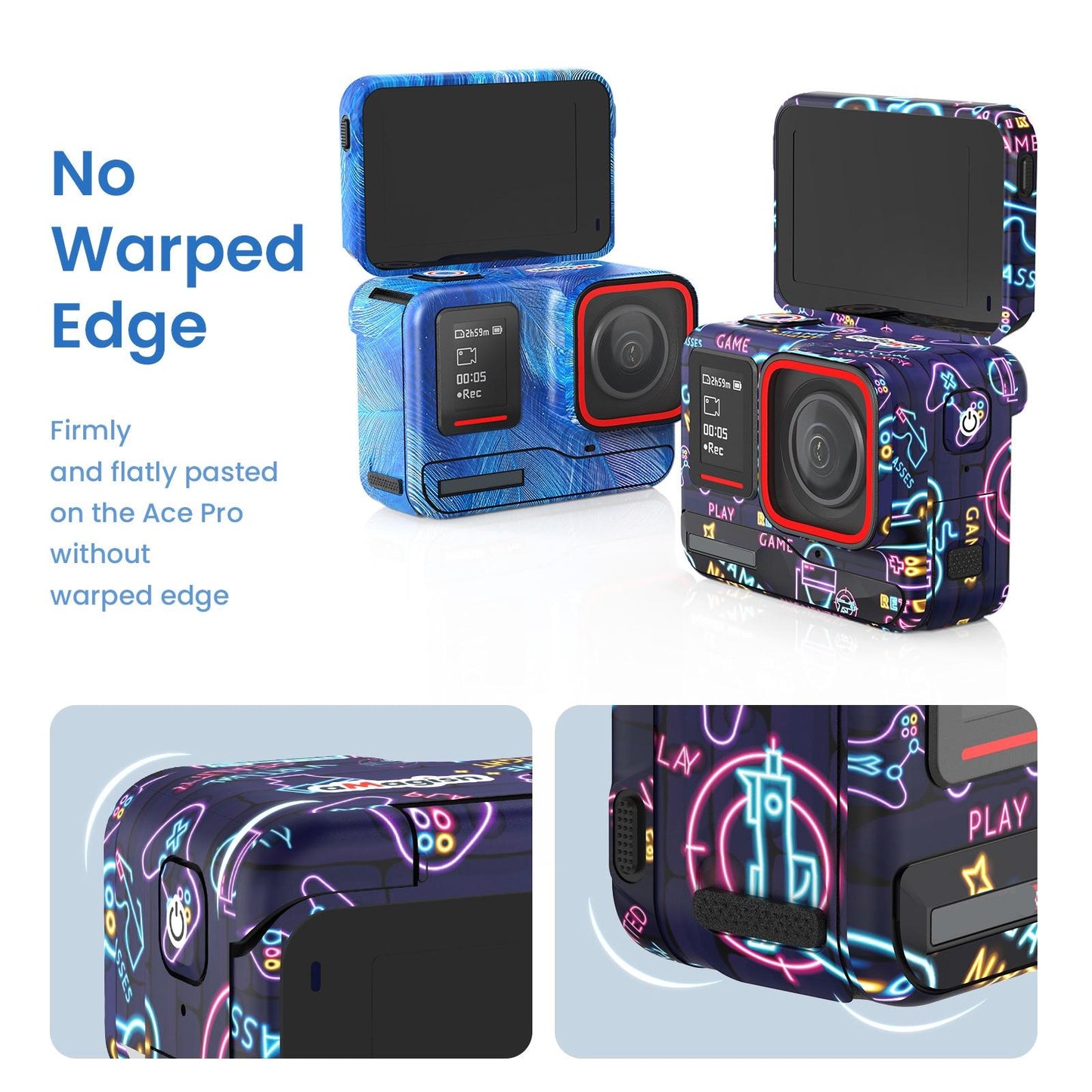 Sports Camera Accessories For Insta360 Ace Pro - Amagisn Body Sticker