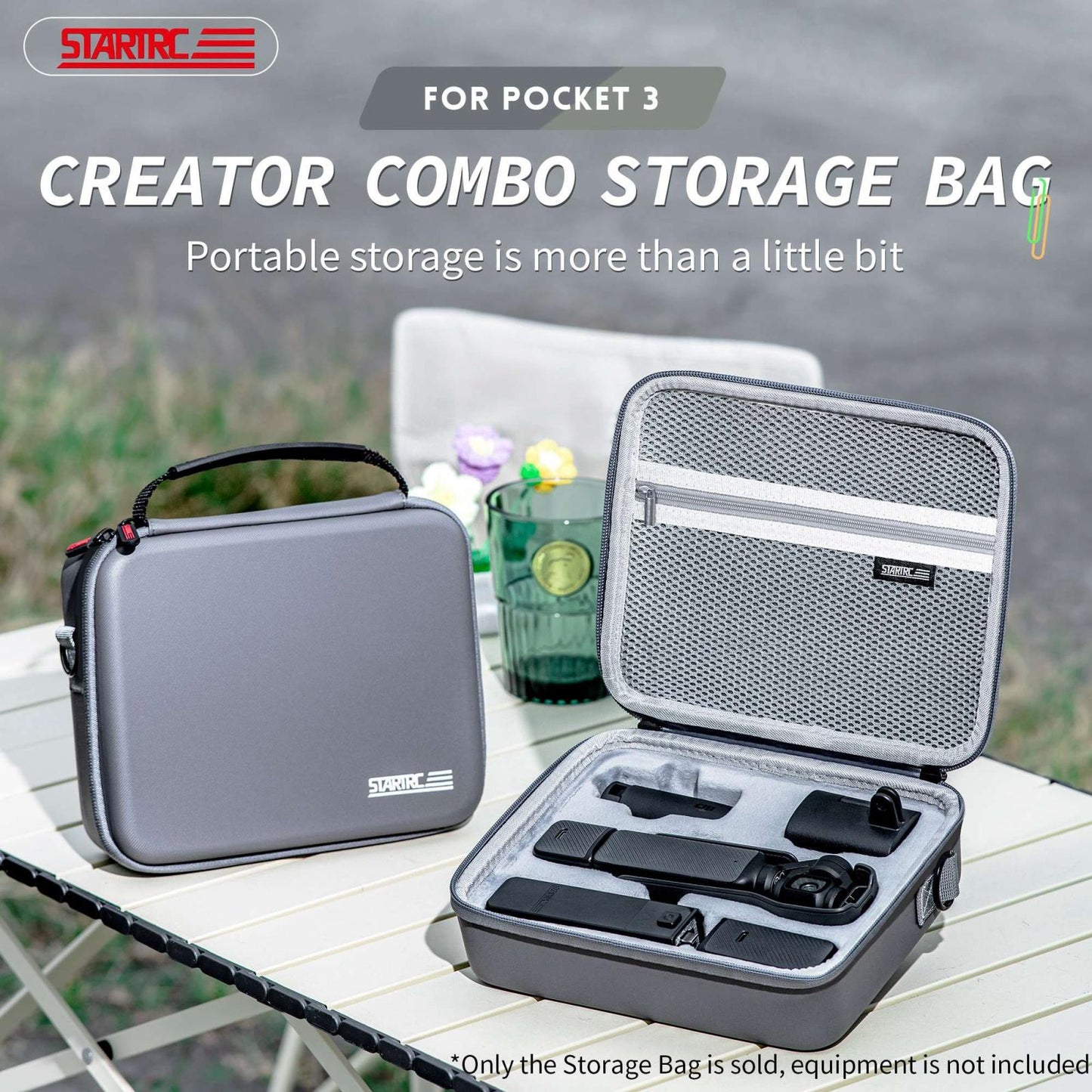 Compact Carrying Case For Dji Pocket 3 - Portable Pu Storage Box