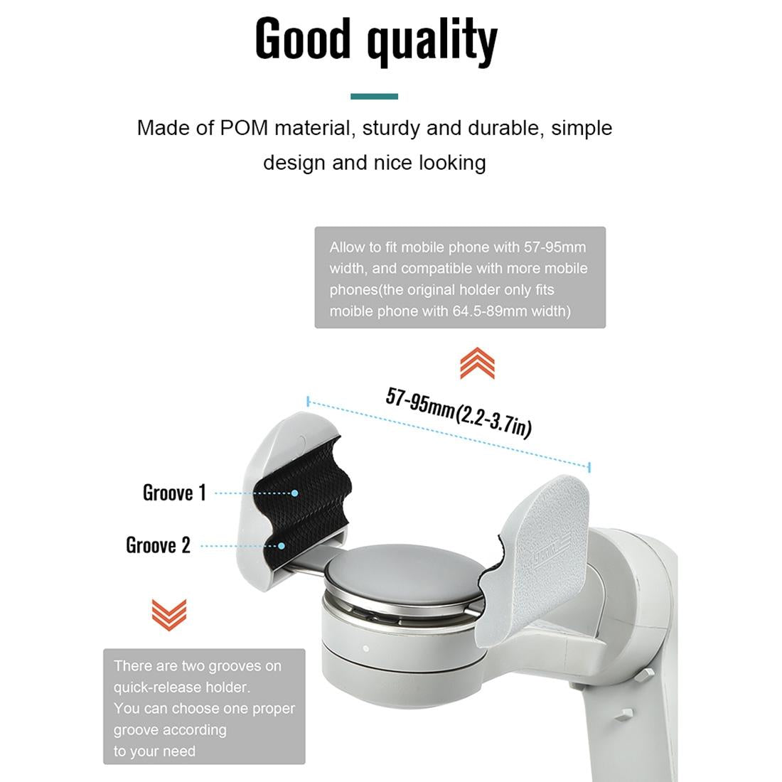 Om4 Handheld Gimbal Magnetic Buckle Expansion Bracket