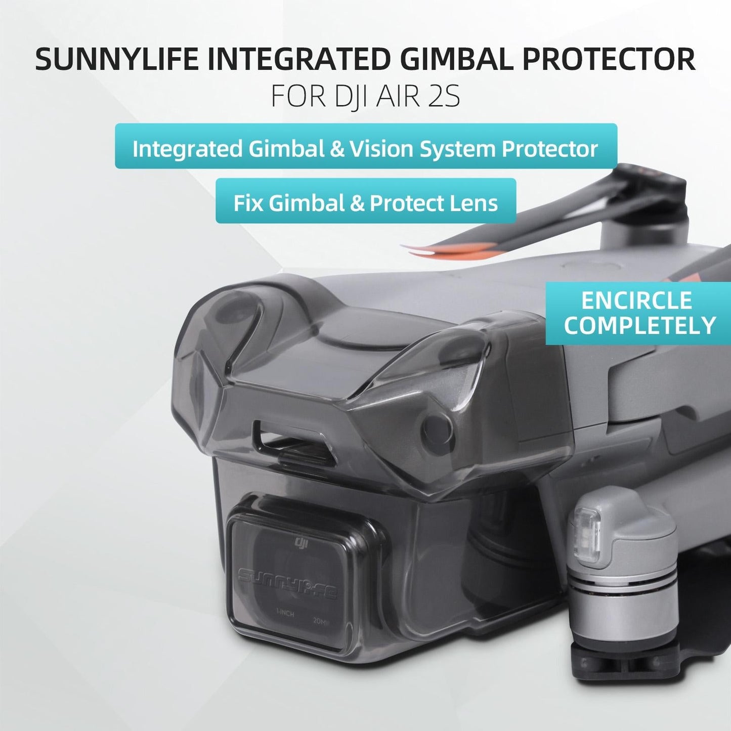 Sunshade Cover For Dji Air 2S Drone Gimbal Lens