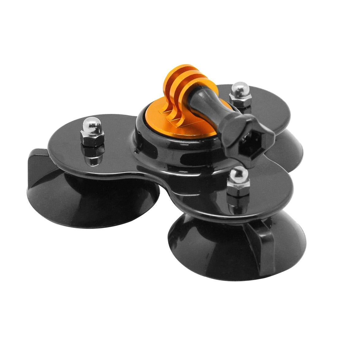 Universal Suction Cup Mount For Action Cameras With Tripod And Handle