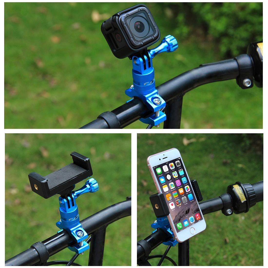 Universal Bike Handlebar Mount For Action Cameras - 360 Degree Rotation