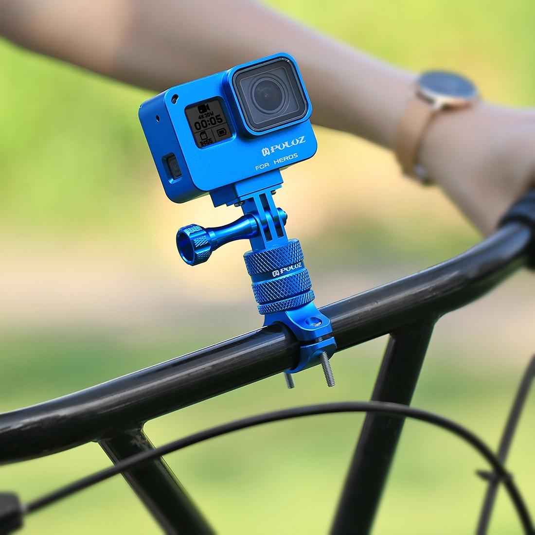 Universal Bike Handlebar Mount For Action Cameras - 360 Degree Rotation