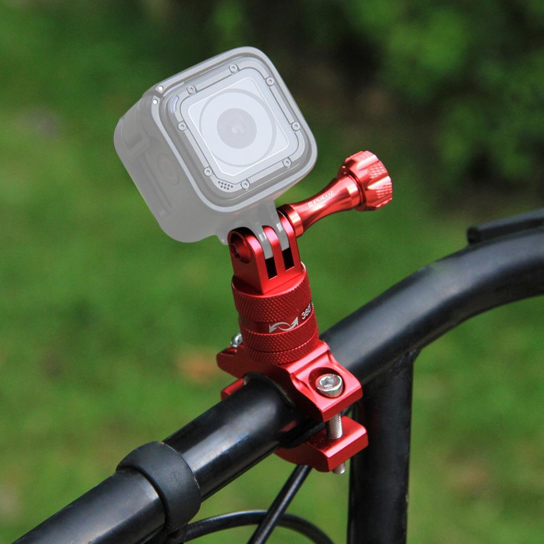 Universal Bike Handlebar Mount For Action Cameras - 360 Degree Rotation