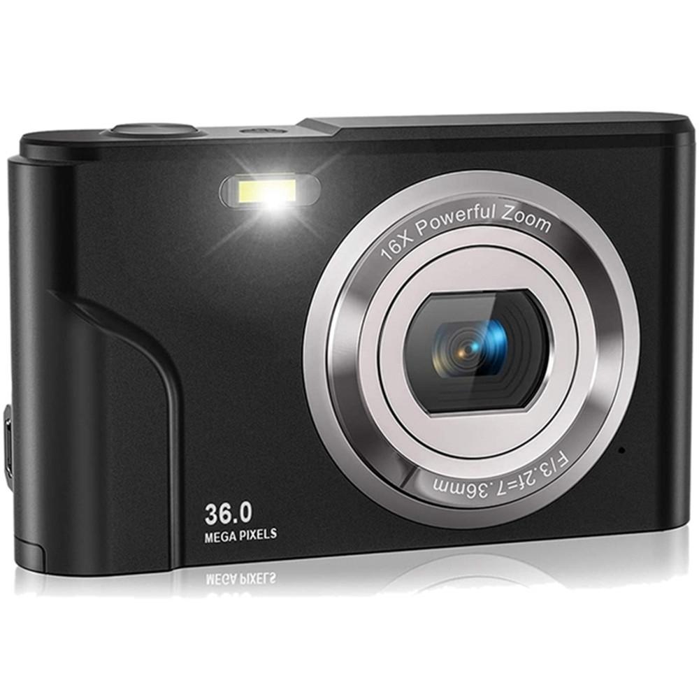 36Mp 2.7K Full Hd Digital Camera With 16X Zoom For Children - 2.4 Inch Screen