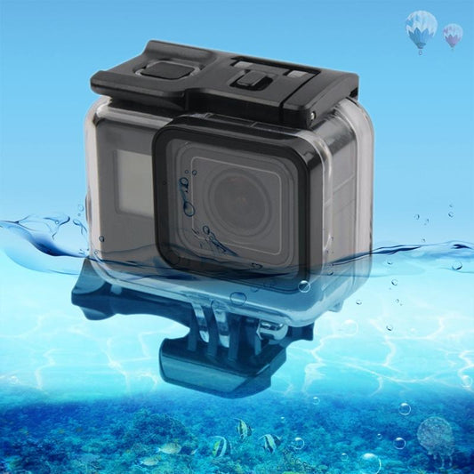 Waterproof Housing For Gopro Hero 6 / 5 With Touch Screen Back Cover - 45M