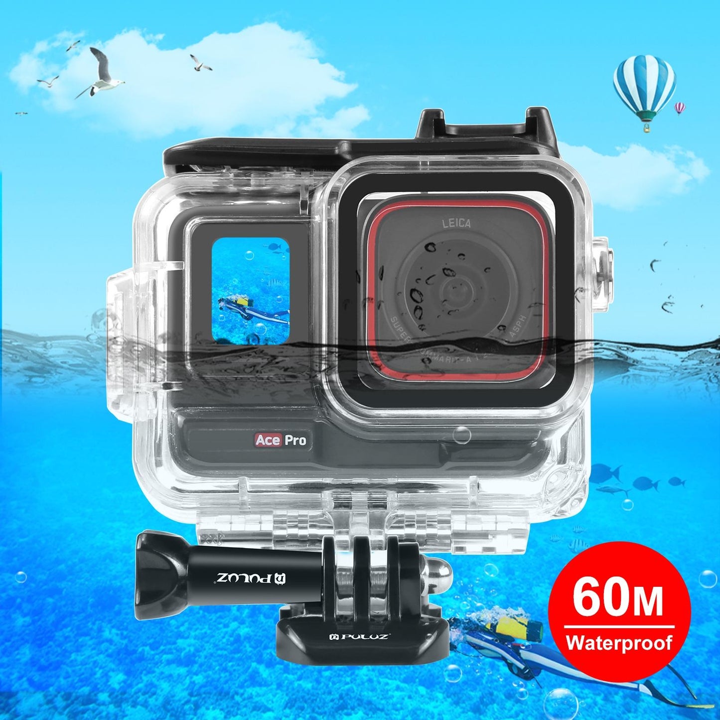 Insta360 Ace Pro Waterproof Housing With Base Adapter - 60M