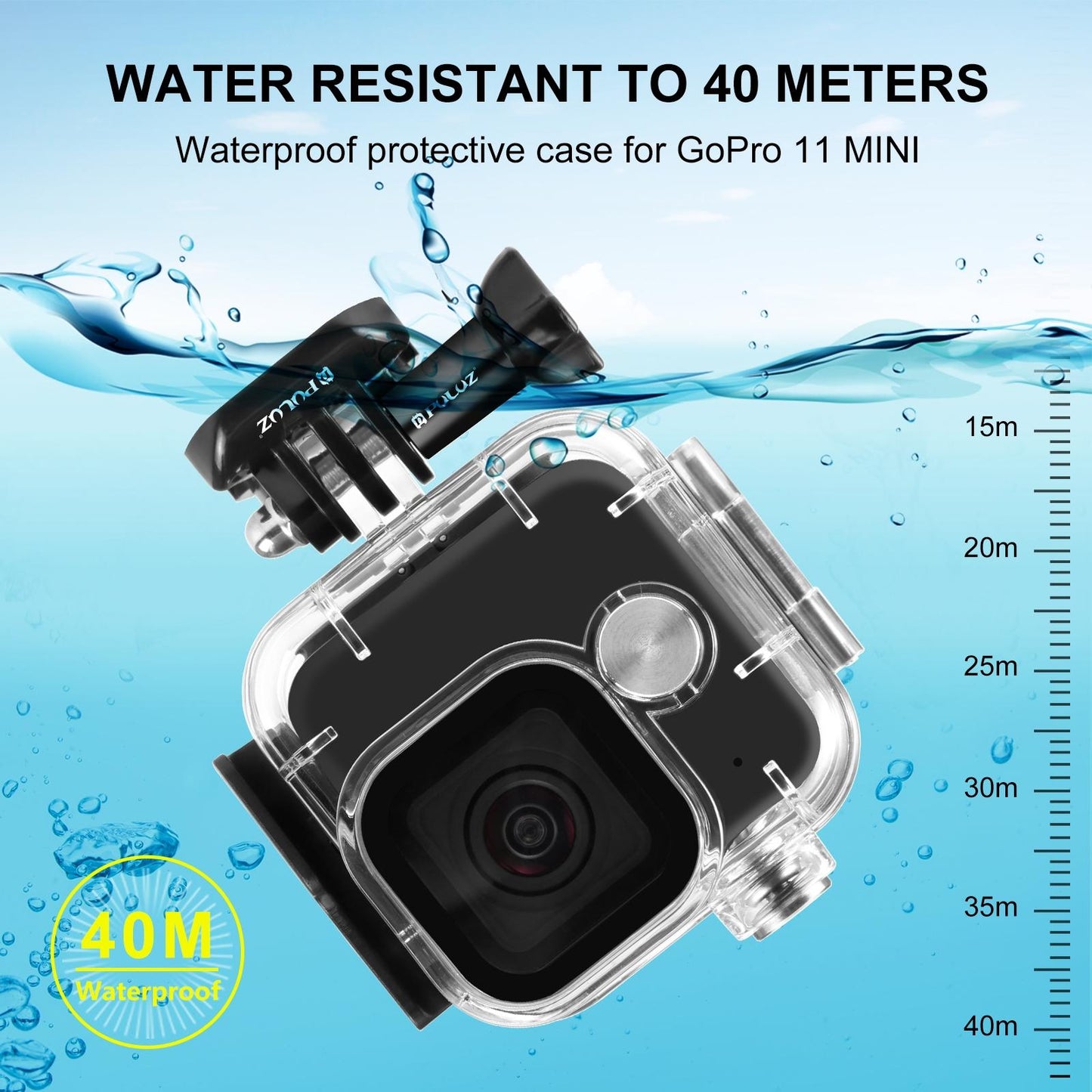 Waterproof Housing Case With Mount And Screw - 40M