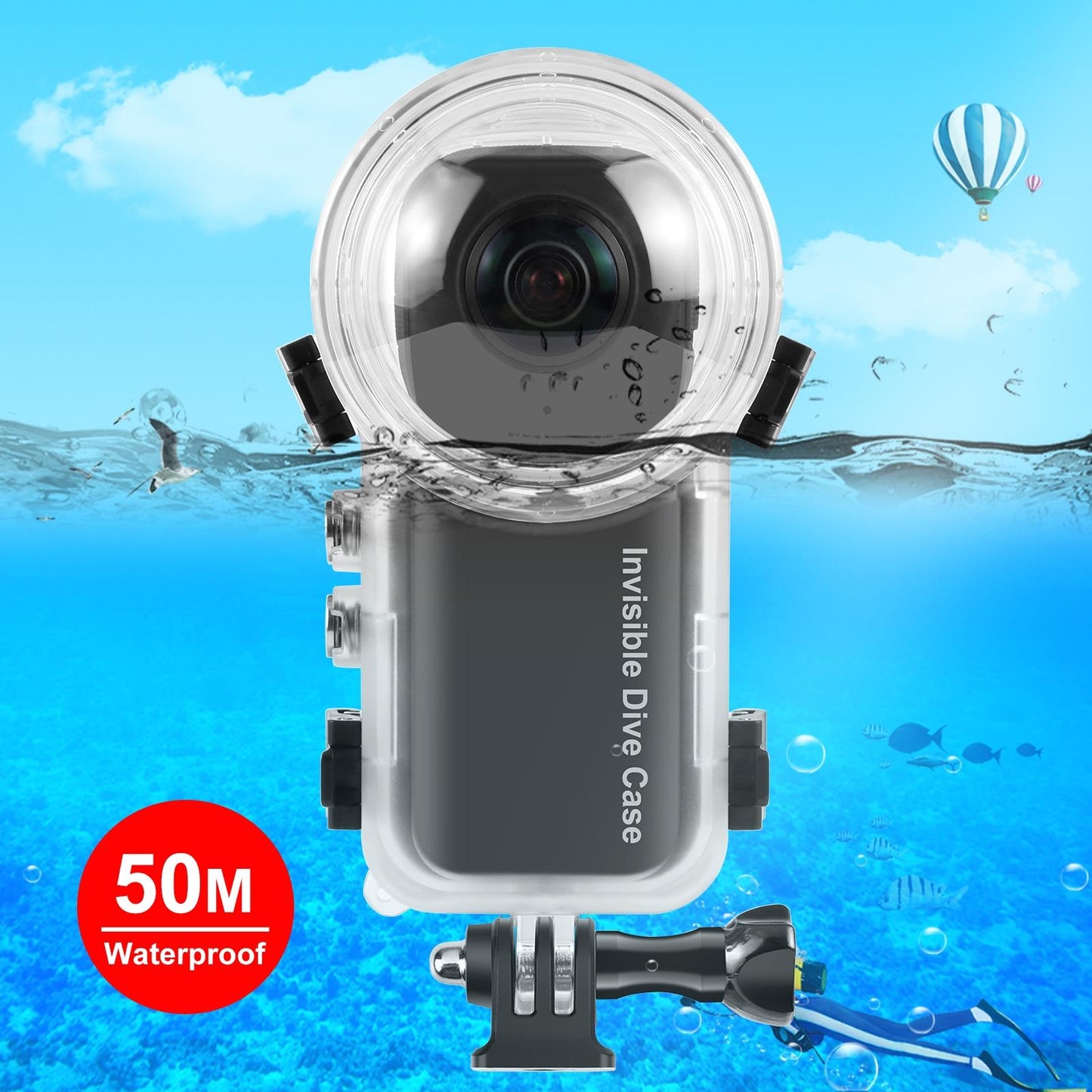 Waterproof Sealed For Insta360 X4 - 50M Depth