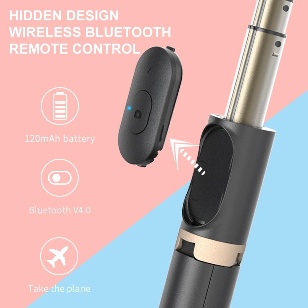 Bluetooth Remote Selfie Stick With Tripod And Phone Holder