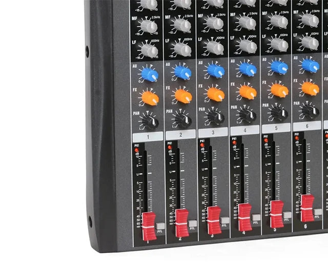 Hridz 16 Channels Audio Sound Mixer Mixing DJ Console USB with 48V Phantom Power