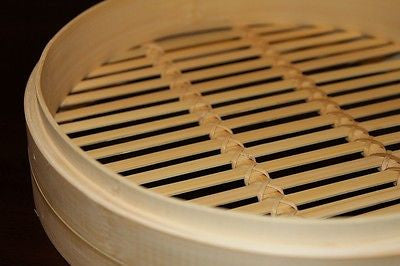 8 Inch Bamboo Steamer Set-2 Steamer Baskets With 1 Lid