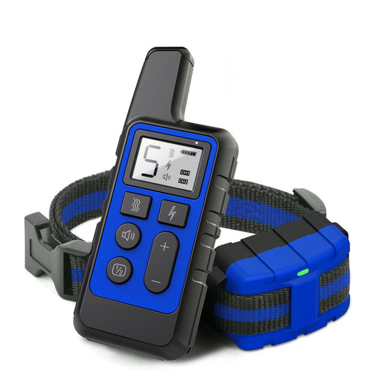 Wireless Dog Training Collar with Remote – 500-Yard Range, Waterproof, Rechargeable, Adjustable for Small and Large Dogs