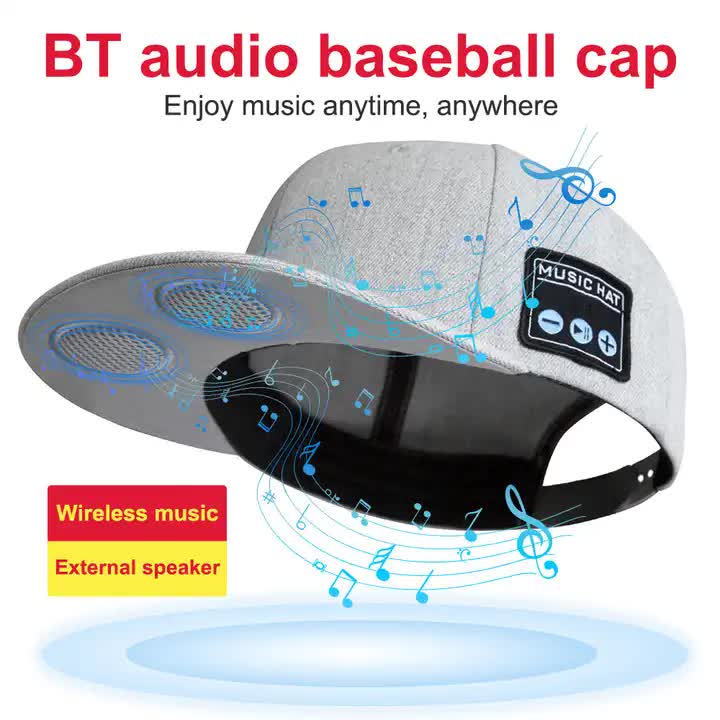 Navy blue Wireless Speaker Hat - Bluetooth 5.4 Baseball Cap with Dual Speakers for Outdoor Sports and Music, Hands-Free Audio Experience