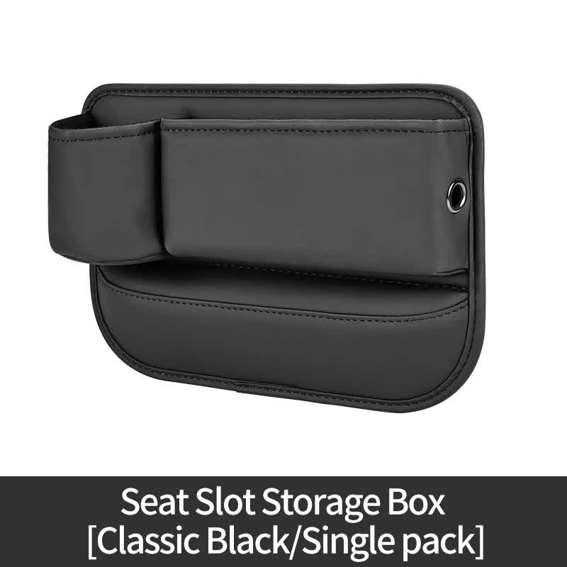 Black-right Car Seat Gap Storage Box - Practical Car Organizer, Gap Filler for Easy Access and Extra Storage