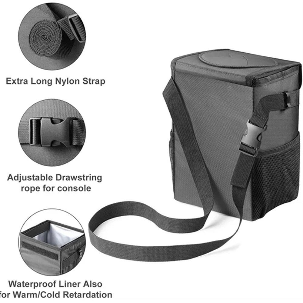 Car Trash Can, Waterproof Insulated Cooler Bag, Foldable Auto Organizer, Multi-Purpose