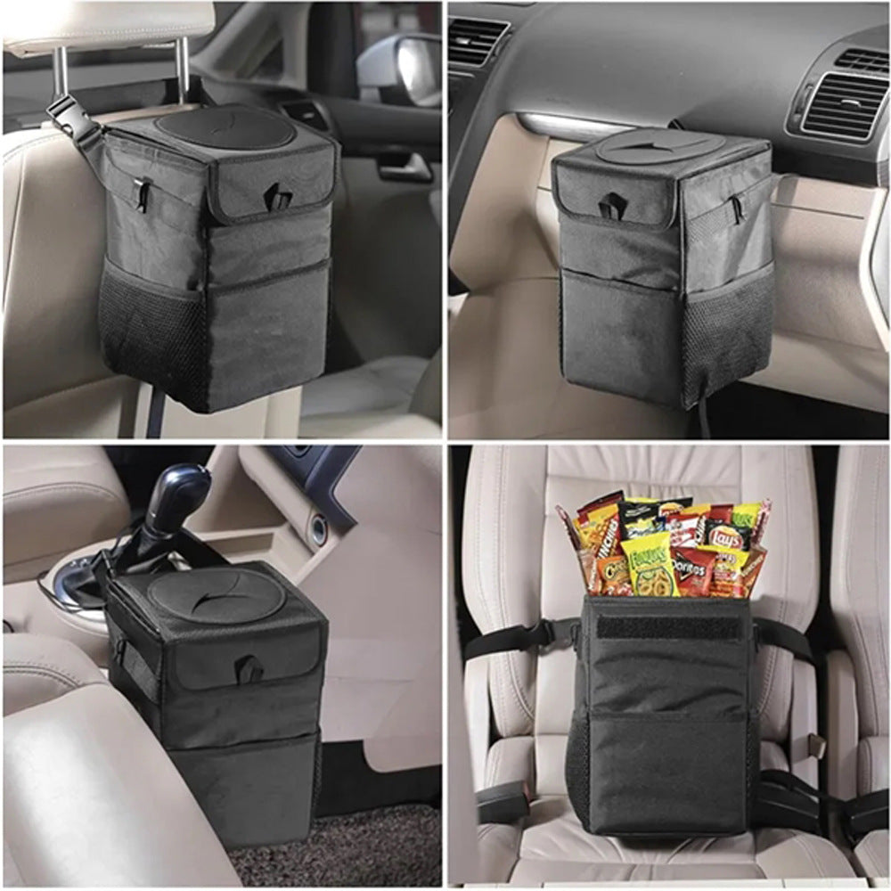 Car Trash Can, Waterproof Insulated Cooler Bag, Foldable Auto Organizer, Multi-Purpose