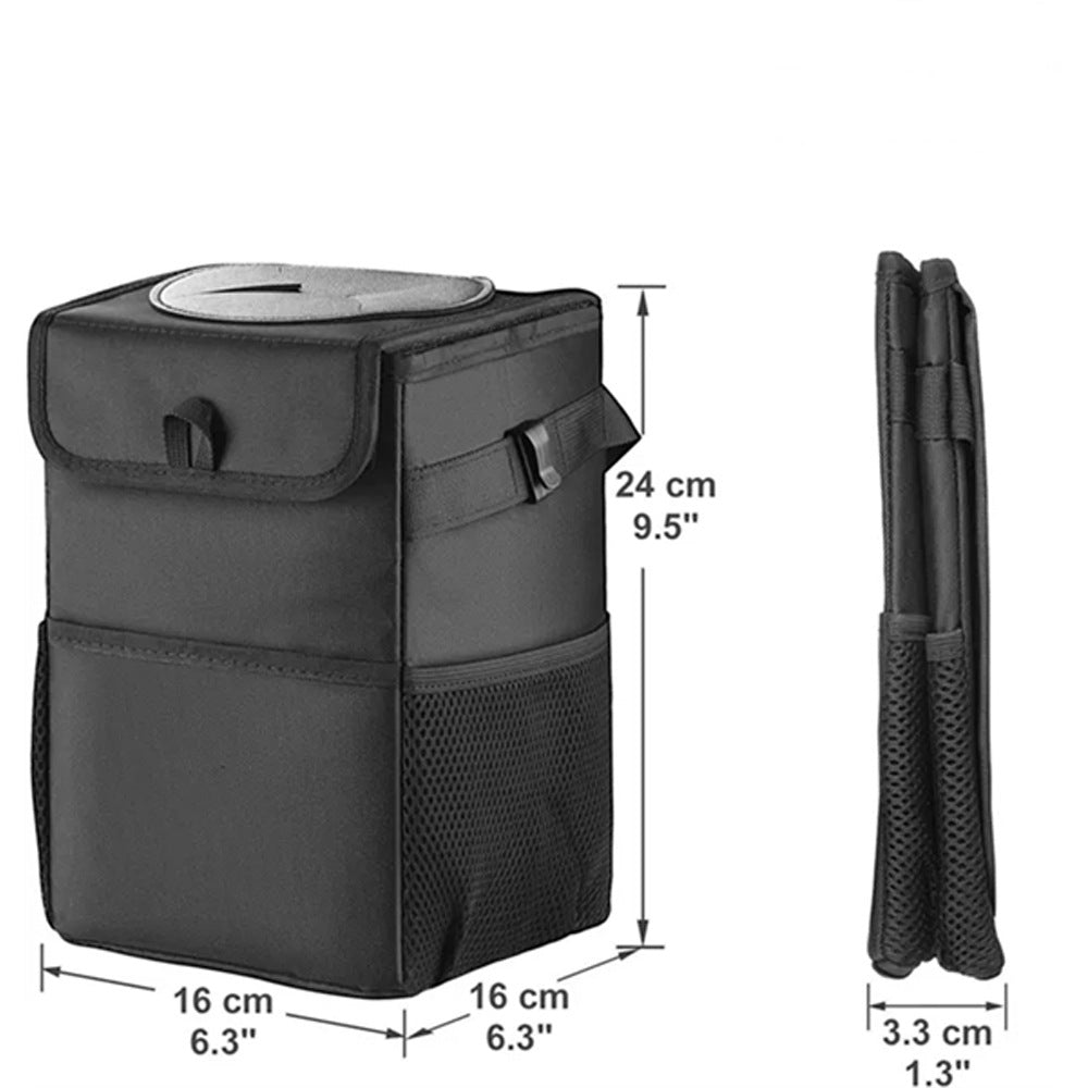 Car Trash Can, Waterproof Insulated Cooler Bag, Foldable Auto Organizer, Multi-Purpose