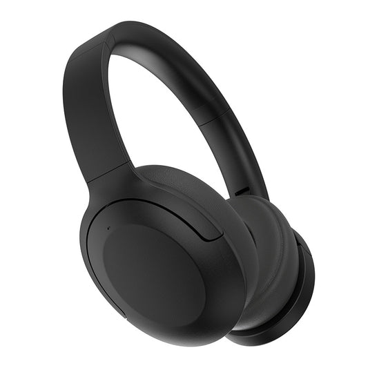 Black P3965 Foldable Bluetooth 5.3 ANC Wireless Over-Ear Headphones with Noise Cancellation