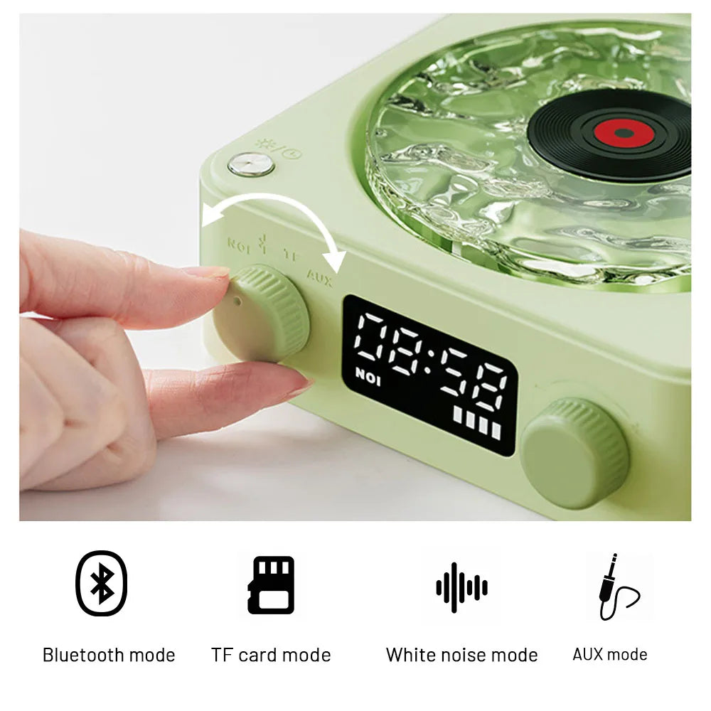 Black, KW03 Bluetooth Sleep Sound Machine - Retro Design with 1500mAh Battery